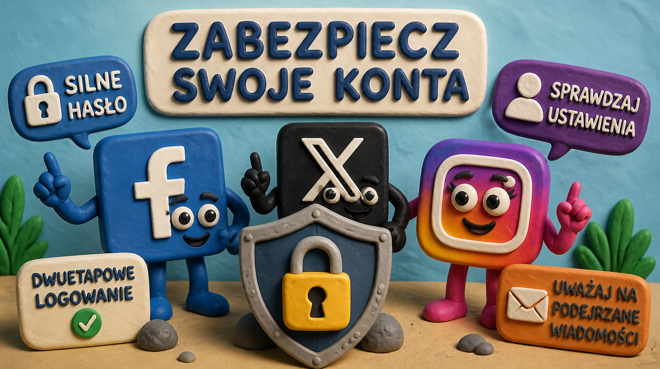 Jak zabezpieczyć konto na Facebook, Instagram i Twitter (X)